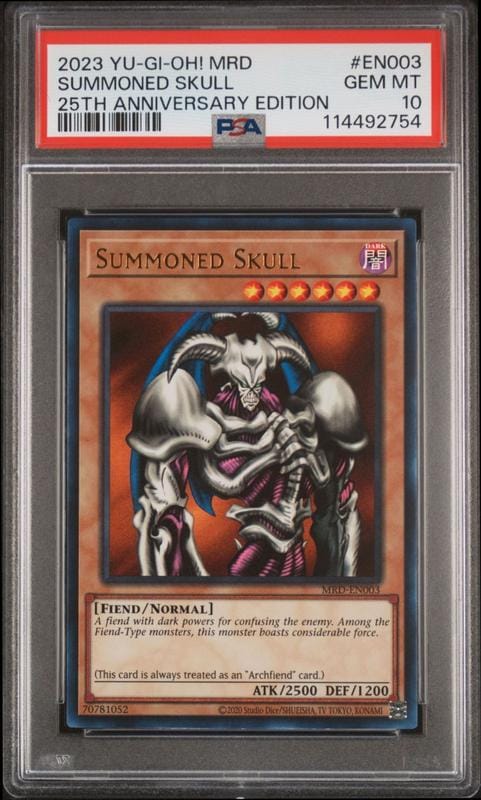 2023 Yu-Gi-Oh! Metal Raiders (25th Anniversary Edition) Summoned Skull #MRD-EN003