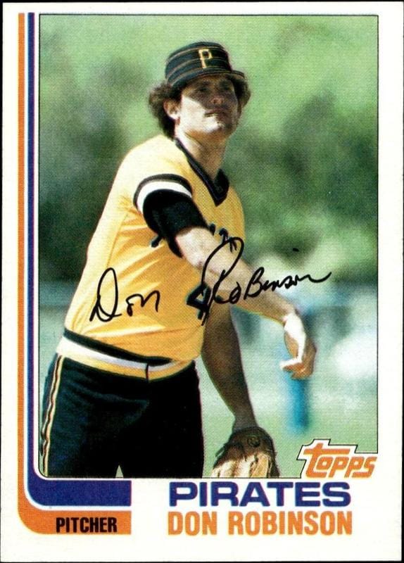 1982 Topps Don Robinson #332 trading card