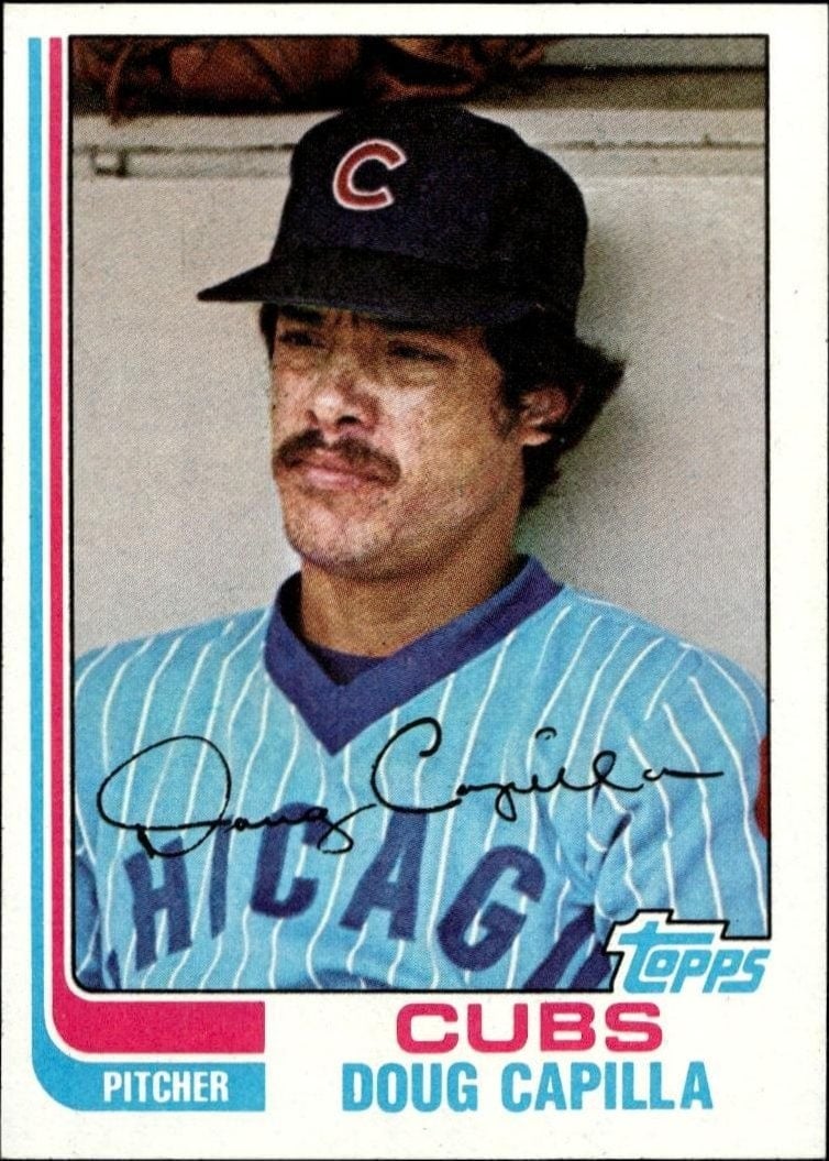 Doug Capilla 1982 Topps #537 Baseball Trading Card - Front 1982 Topps Doug Capilla #537 baseball trading card front