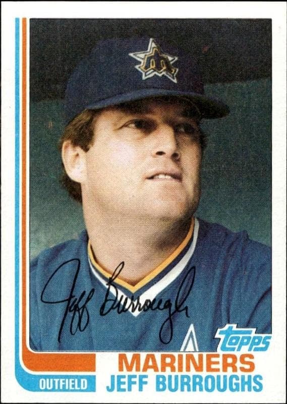 1982 topps Jeff Burroughs