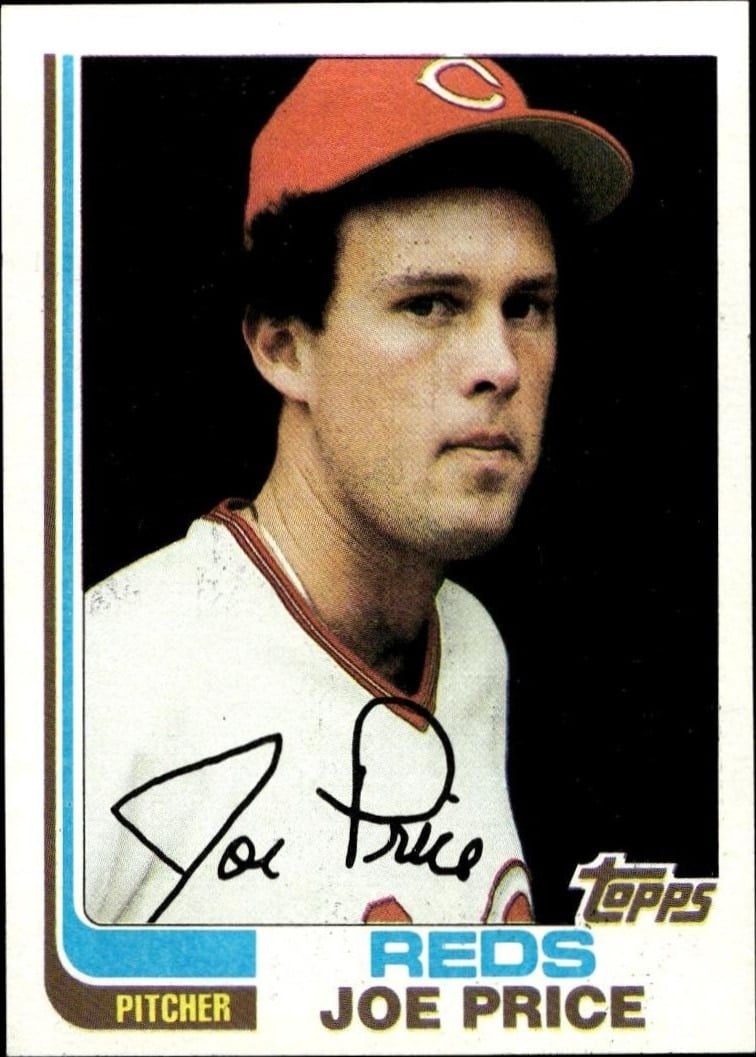 Joe Price 1982 Topps #492 Baseball Trading Card - Front 1982 Topps Joe Price #492 baseball trading card front