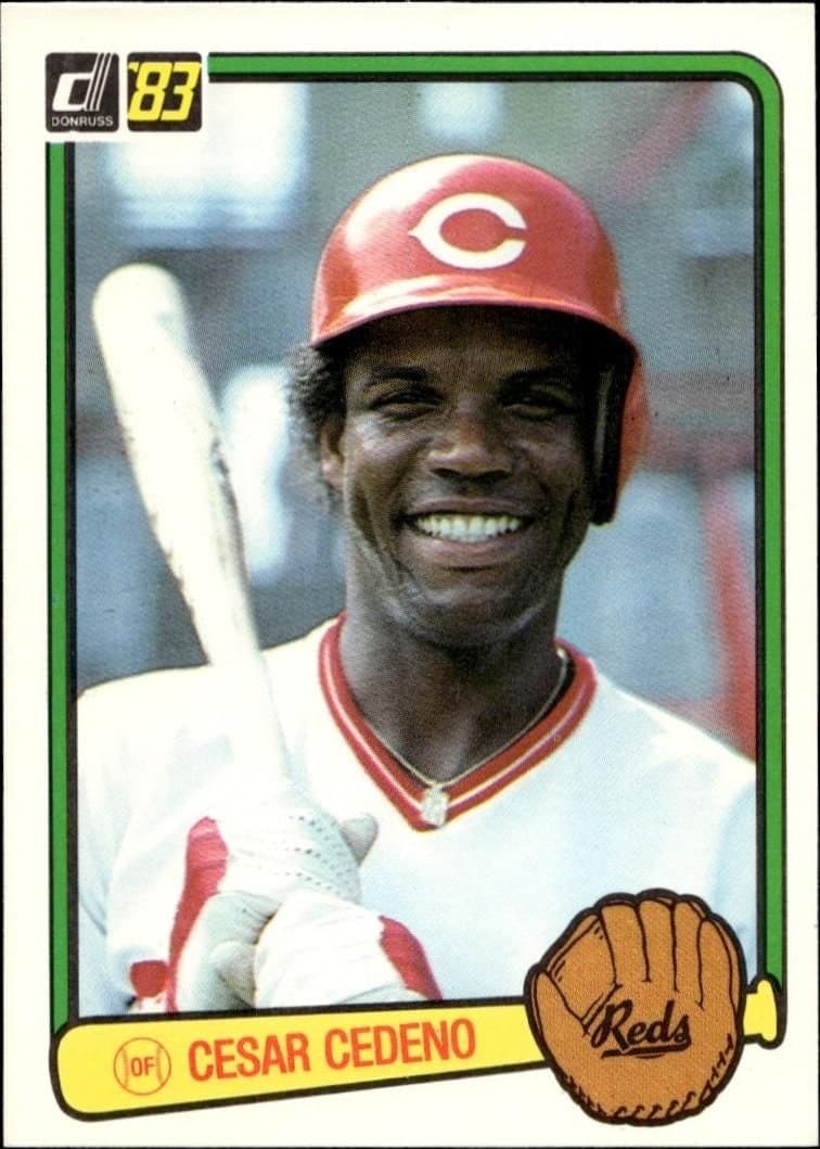 Cesar Cedeno 1983 Donruss #43 Baseball Trading Card - Front 1983 Donruss Cesar Cedeno #43 baseball trading card front