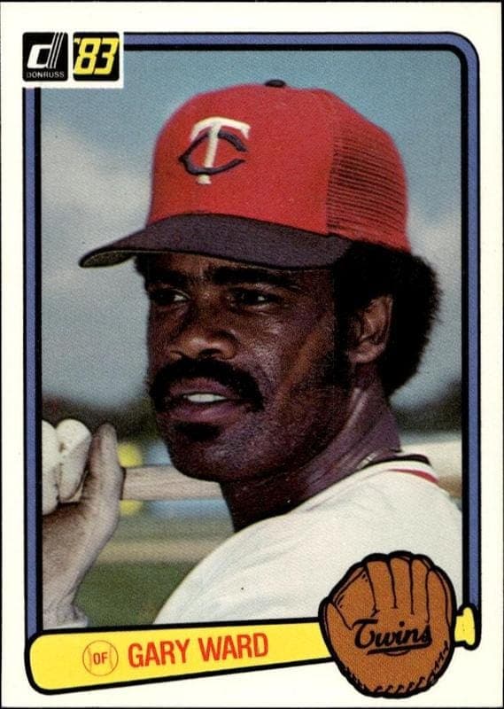 1983 donruss Gary Ward