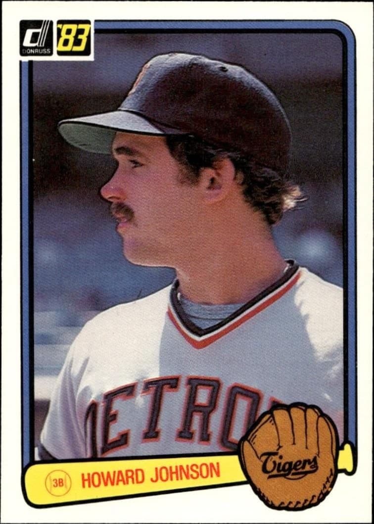 Howard Johnson 1983 Donruss #328 Baseball Trading Card - Front 1983 Donruss Howard Johnson #328 baseball trading card front