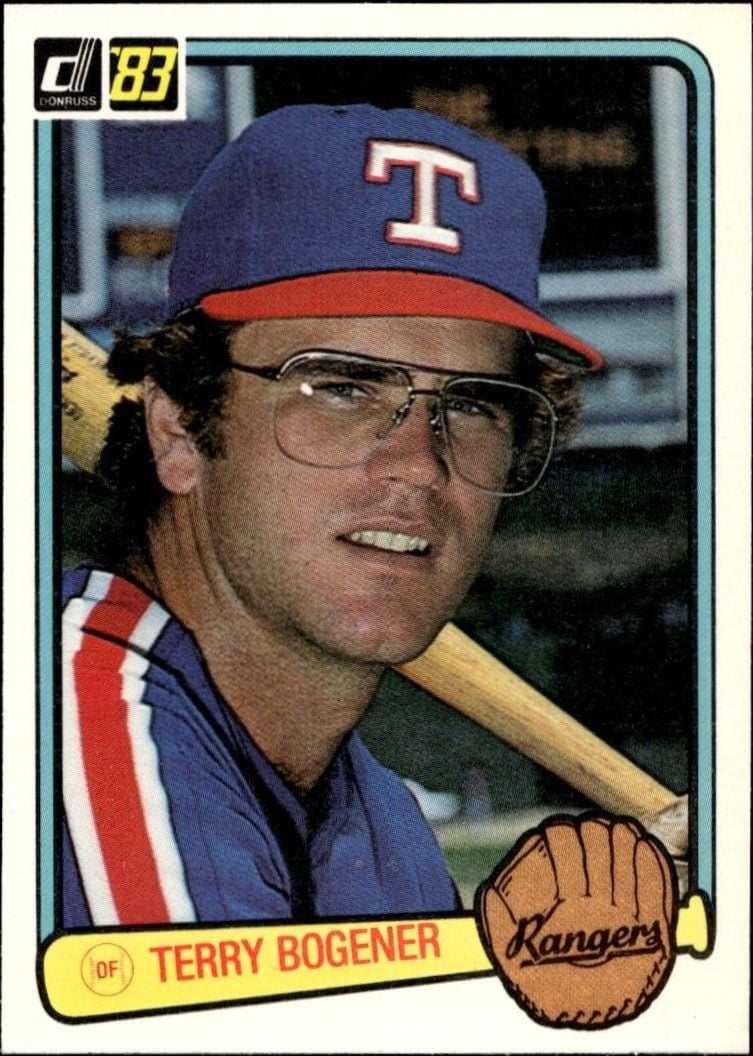 Terry Bogener 1983 Donruss #520 Baseball Trading Card - Front 1983 Donruss Terry Bogener #520 baseball trading card front