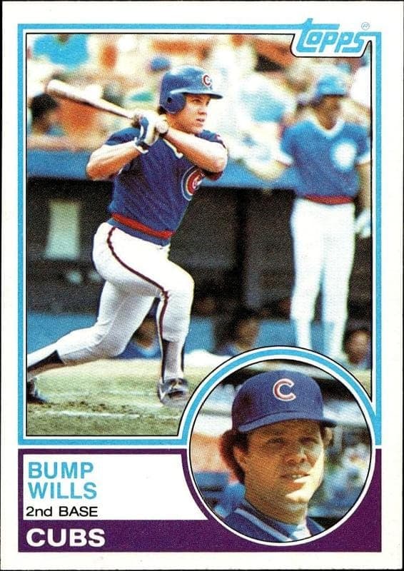 1983 Topps Bump Wills #643 trading card