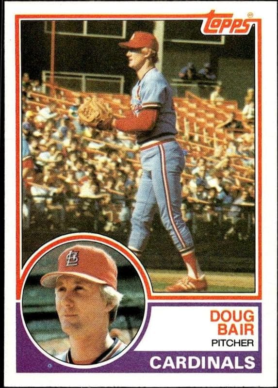 1983 Topps Doug Bair #627 trading card