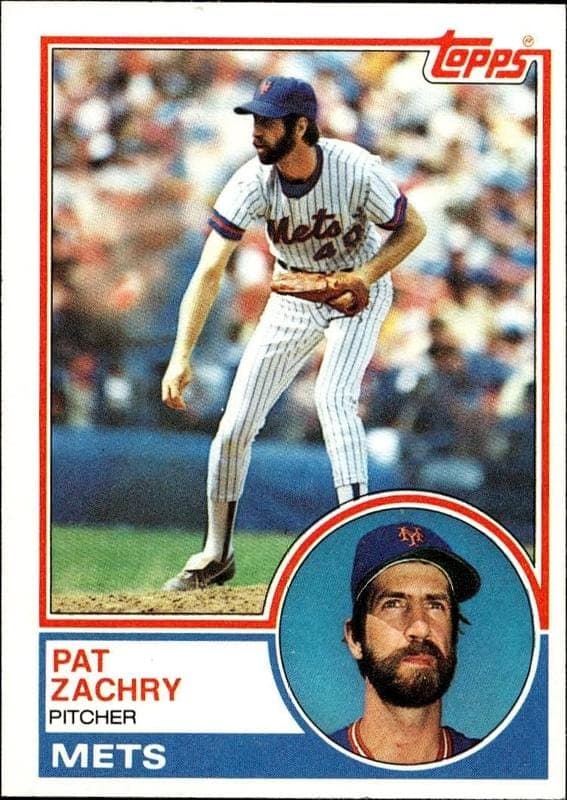 1983 Topps Pat Zachry #522 trading card