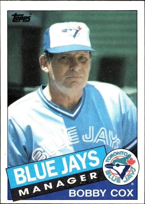 1985 Topps Bobby Cox #411 trading card
