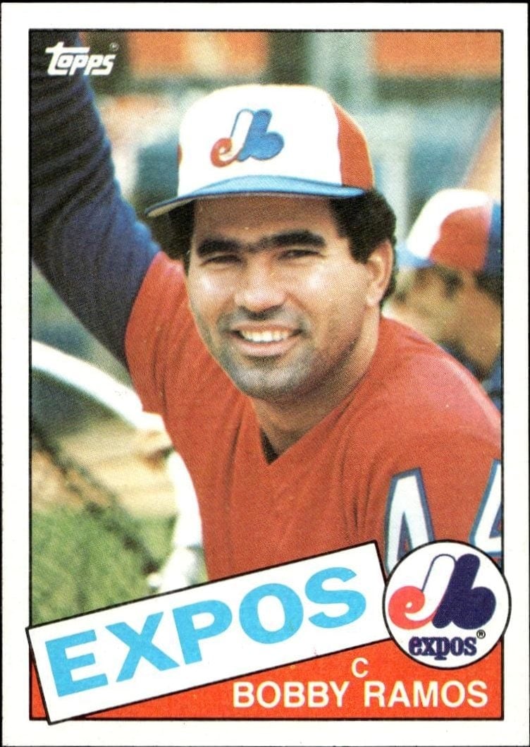 Bobby Ramos 1985 Topps #407 Baseball Trading Card - Front 1985 Topps Bobby Ramos #407 baseball trading card front