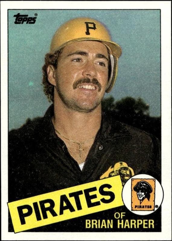 1985 Topps Brian Harper #332 trading card