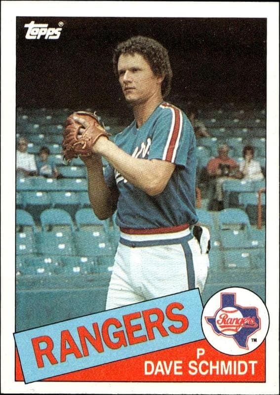 1985 Topps Dave Schmidt #313 trading card