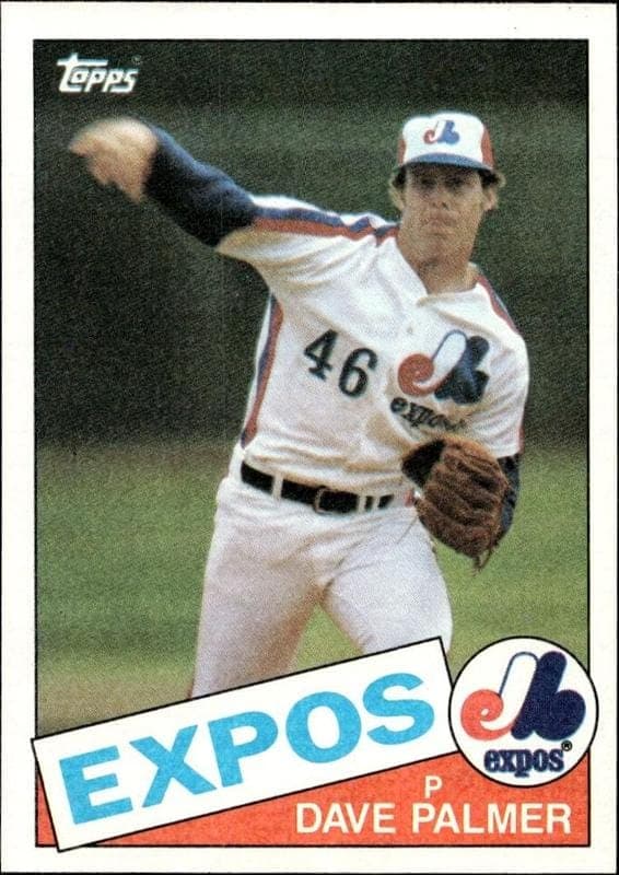 1985 Topps David Palmer #526 trading card