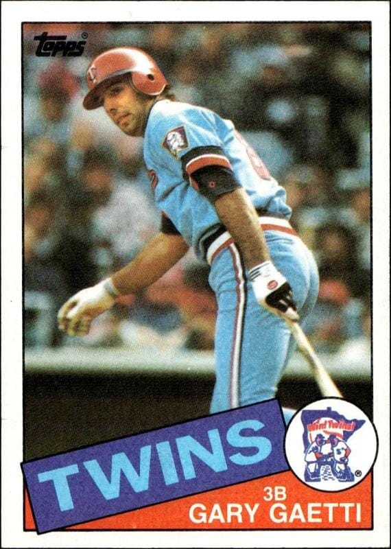 1985 Topps Gary Gaetti #304 trading card