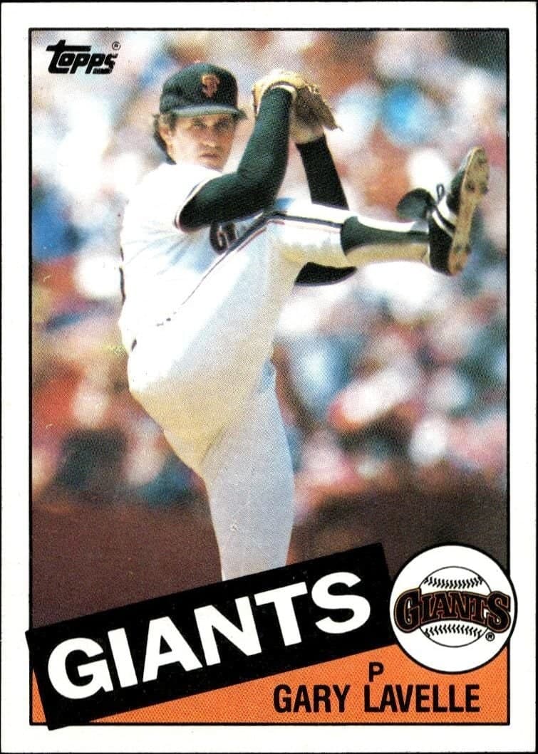 Gary Lavelle 1985 Topps #462 Baseball Trading Card - Front 1985 Topps Gary Lavelle #462 baseball trading card front