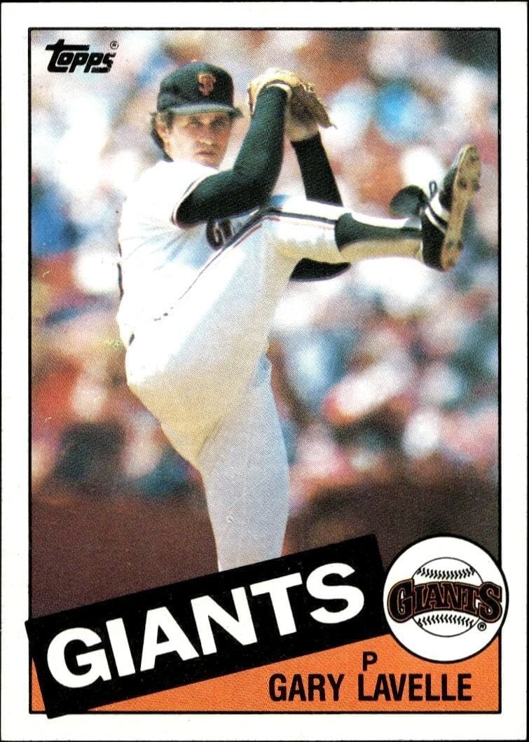 Gary Lavelle 1985 Topps #462 Baseball Trading Card - Front 1985 Topps Gary Lavelle #462 baseball trading card front