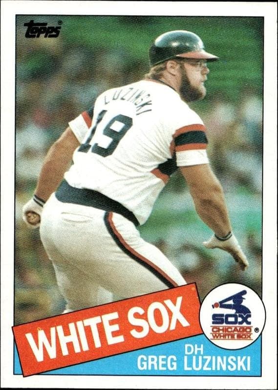 1985 Topps Greg Luzinski #650 trading card