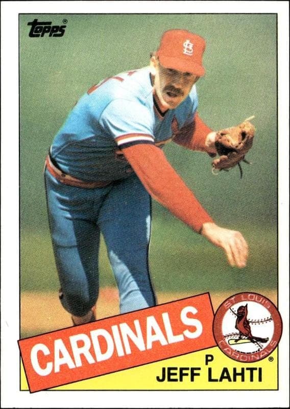 1985 topps Jeff Lahti