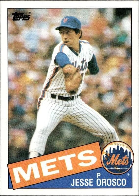 1985 topps Jesse Orosco