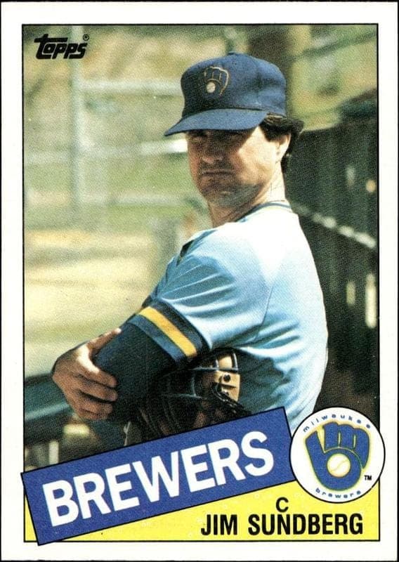 1985 Topps Jim Sundberg #446 trading card