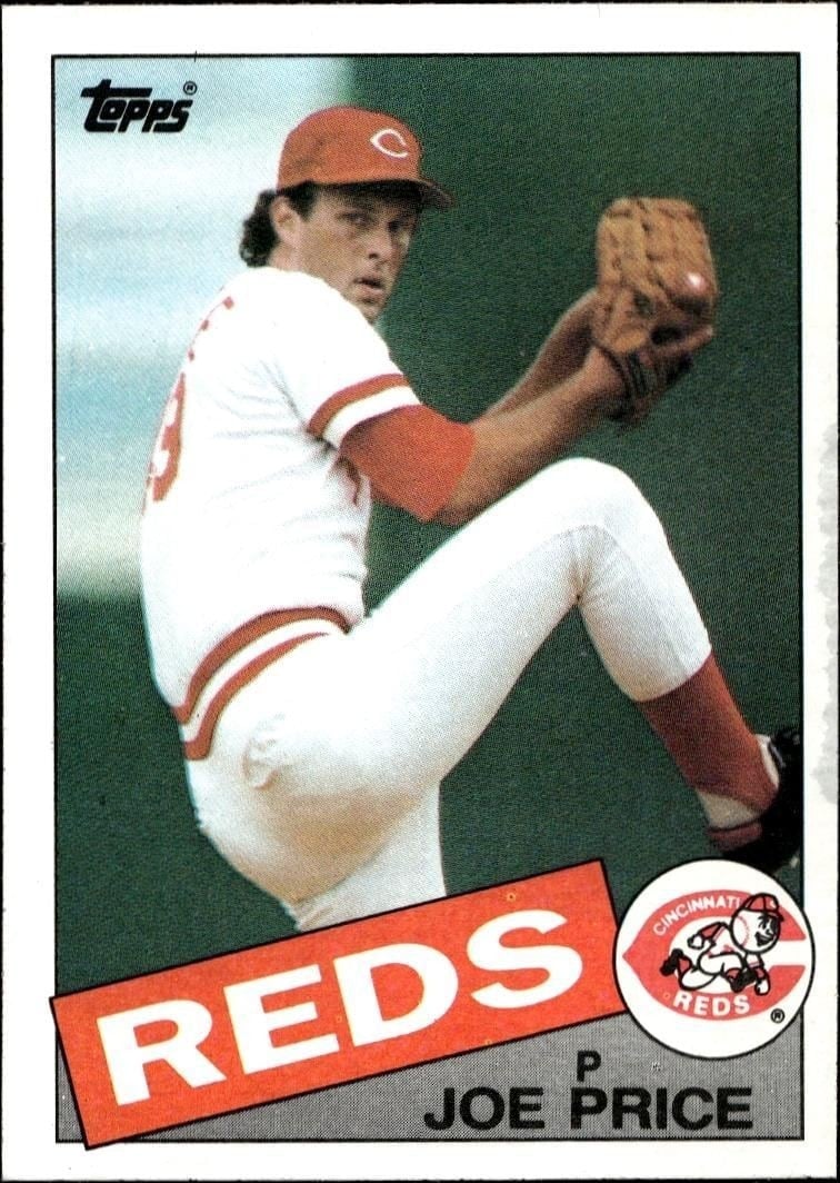 Joe Price 1985 Topps #82 Baseball Trading Card - Front 1985 Topps Joe Price #82 baseball trading card front