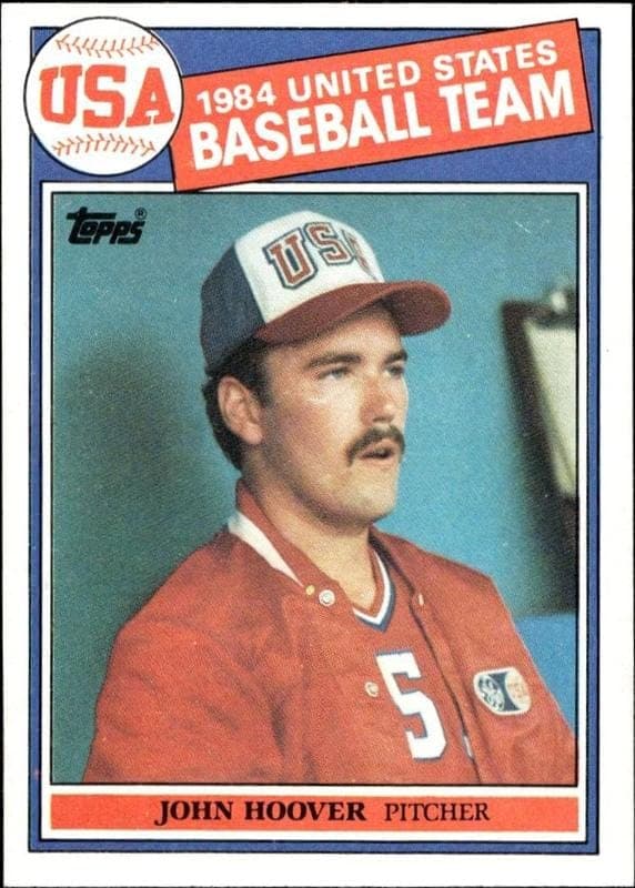 1985 topps John Hoover