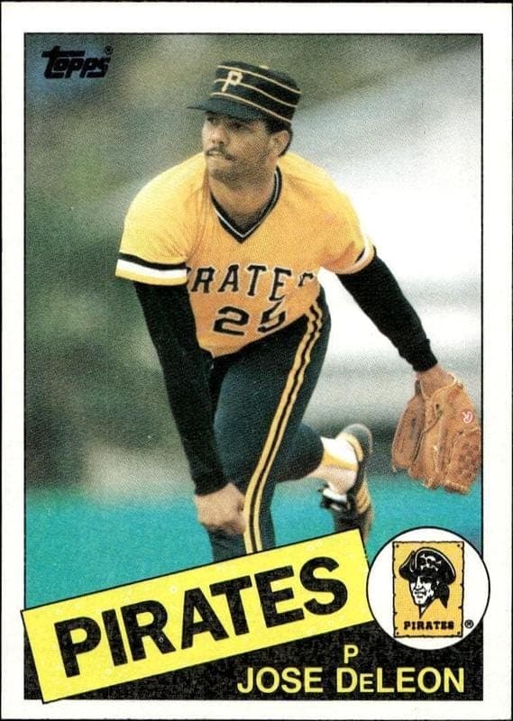 1985 topps Jose DeLeon