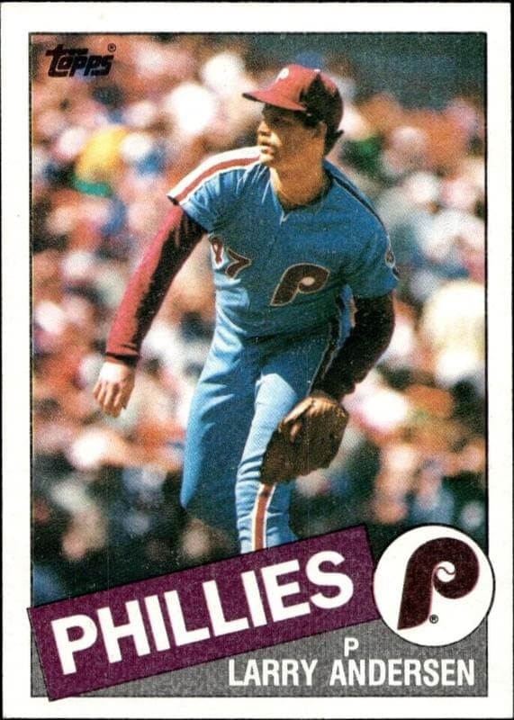 1985 Topps Larry Andersen #428 trading card