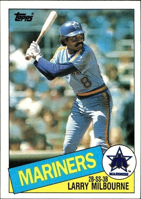 1985 topps Larry Milbourne