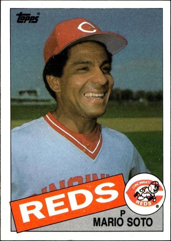 1985 topps Mario Soto