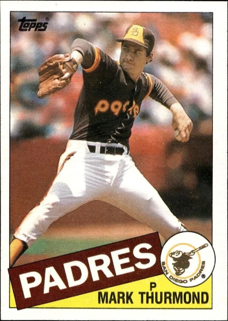 Mark Thurmond 1985 Topps #236 Baseball Trading Card - Front 1985 Topps Mark Thurmond #236 baseball trading card front