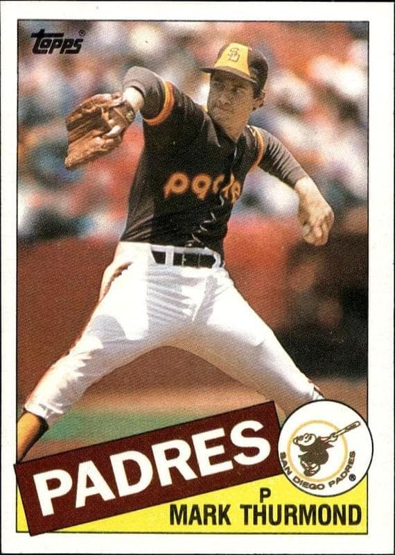 1985 topps Mark Thurmond