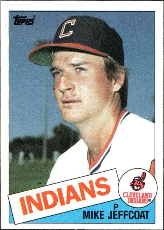 1985 topps Mike Jeffcoat