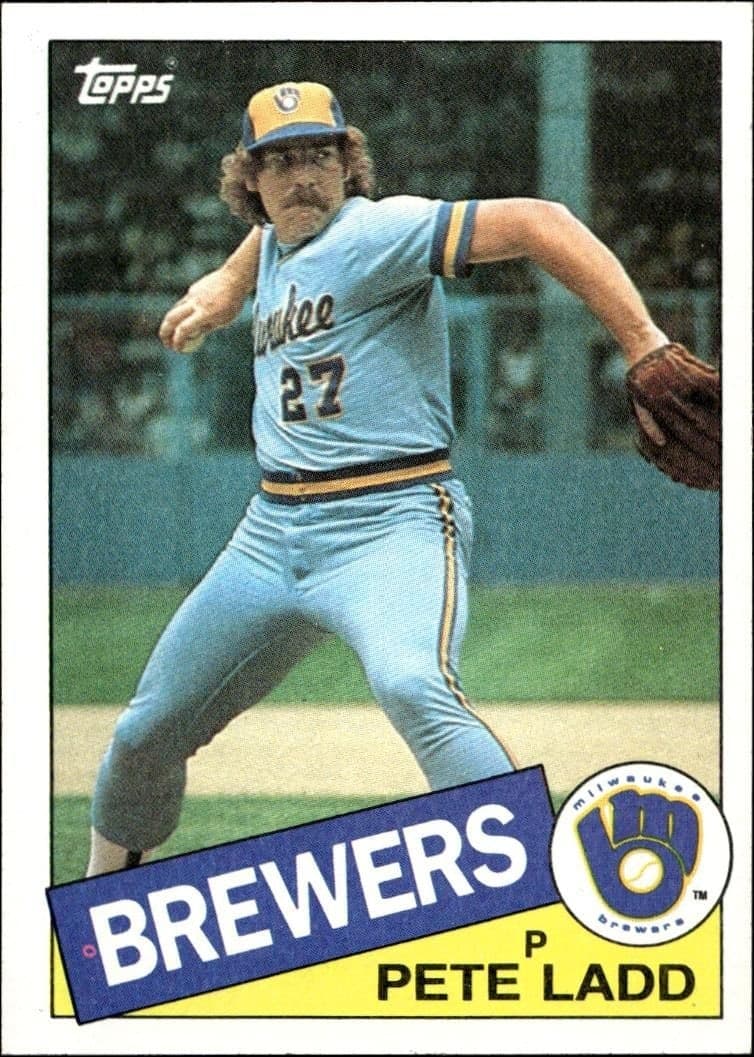 1985 topps Pete Ladd