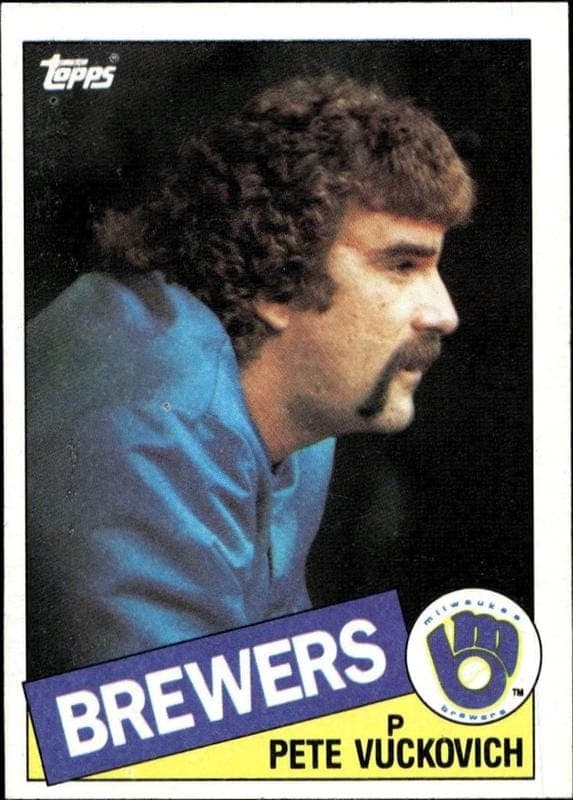 1985 topps Pete Vuckovich