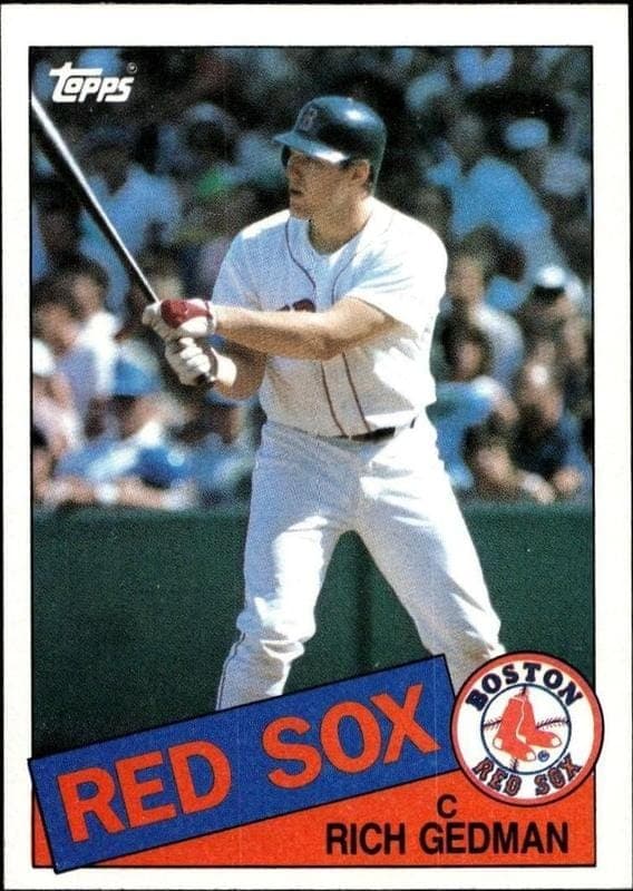 1985 Topps Rich Gedman #529 trading card