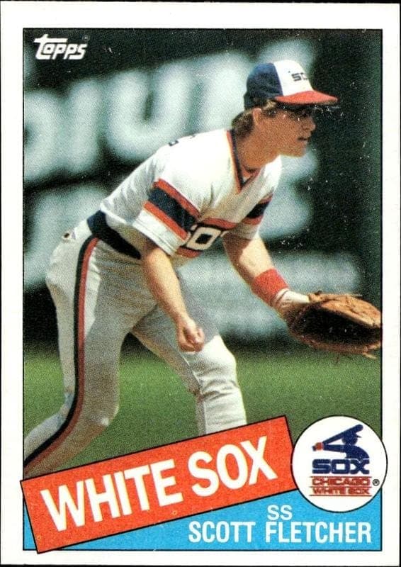 1985 Topps Scott Fletcher #78 trading card