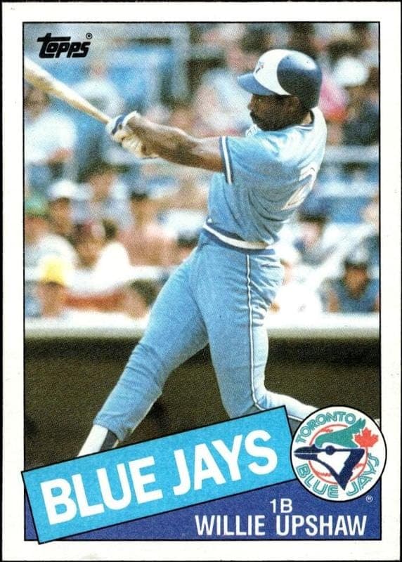 1985 topps Willie Upshaw