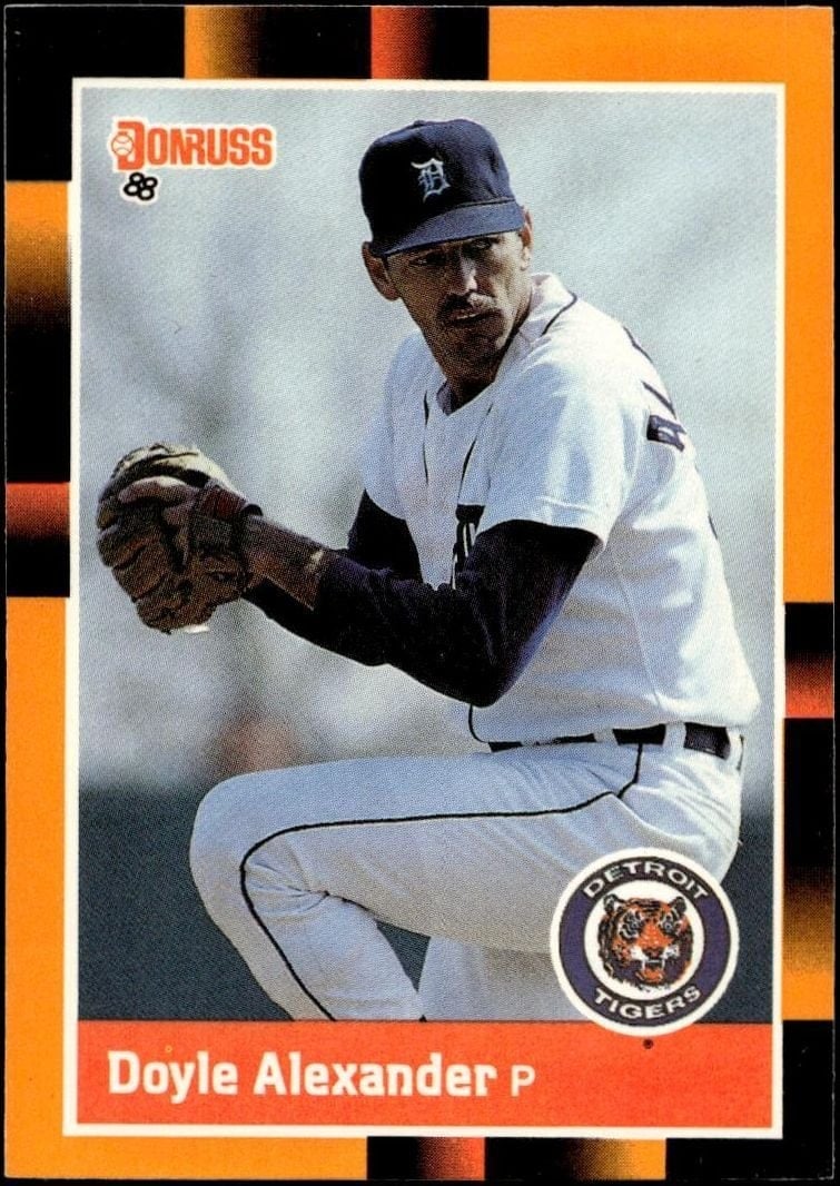 Doyle Alexander 1988 Donruss Baseball's Best #13 Baseball Trading Card - Front 1988 Donruss Baseball's Best Doyle Alexander #13 baseball trading card front