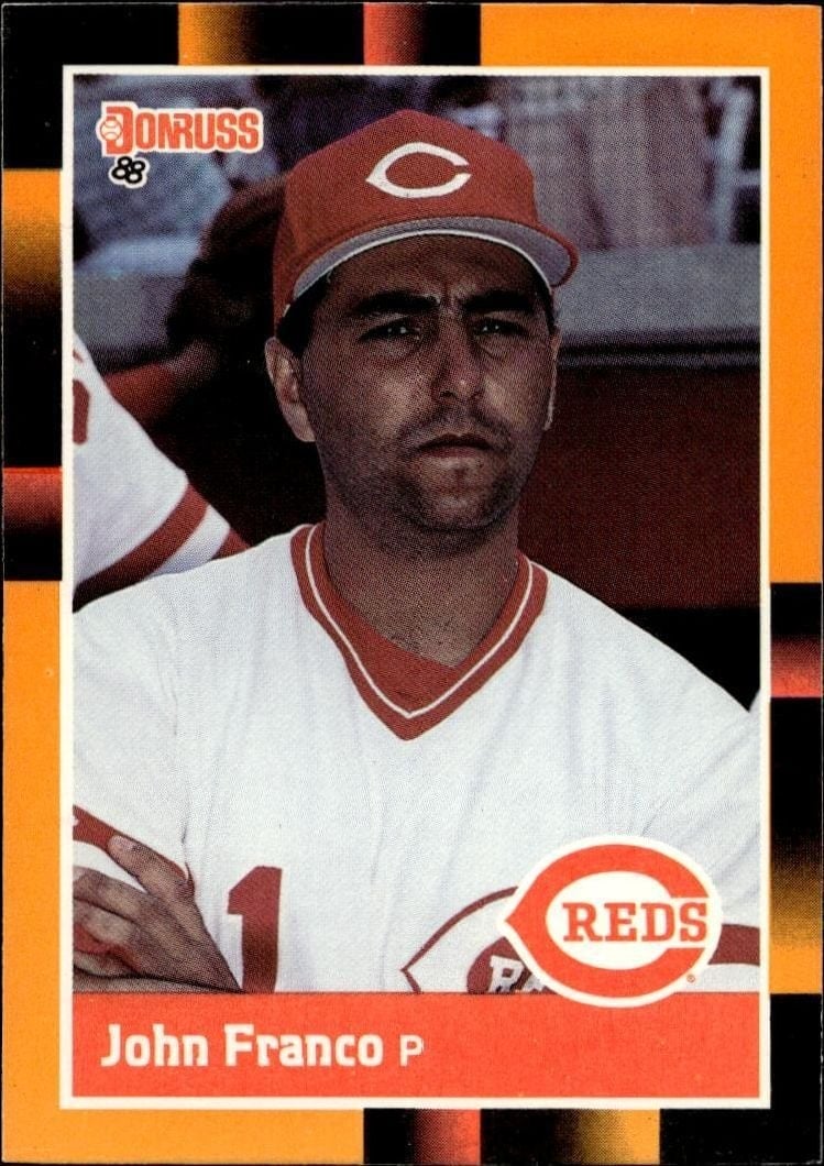 John Franco 1988 Donruss Baseball's Best #54 Baseball Trading Card - Front 1988 Donruss Baseball's Best John Franco #54 baseball trading card front