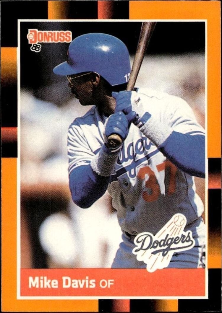 Mike Davis 1988 Donruss Baseball's Best #36 Baseball Trading Card - Front 1988 Donruss Baseball's Best Mike Davis #36 baseball trading card front