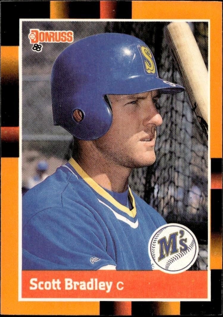 Scott Bradley 1988 Donruss Baseball's Best #24 Baseball Trading Card - Front 1988 Donruss Baseball's Best Scott Bradley #24 baseball trading card front