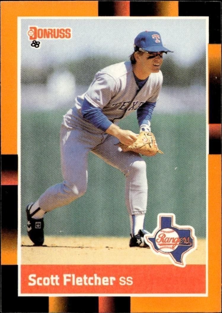 Scott Fletcher 1988 Donruss Baseball's Best #32 Baseball Trading Card - Front 1988 Donruss Baseball's Best Scott Fletcher #32 baseball trading card front