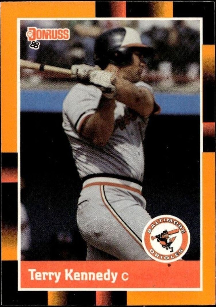 Terry Kennedy 1988 Donruss Baseball's Best #30 Baseball Trading Card - Front 1988 Donruss Baseball's Best Terry Kennedy #30 baseball trading card front