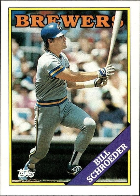 1988 topps Bill Schroeder
