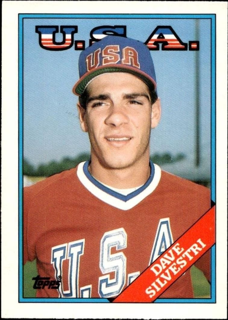 Dave Silvestri 1988 Topps Traded #107T Baseball Trading Card - Front 1988 Topps Traded Dave Silvestri #107T baseball trading card front