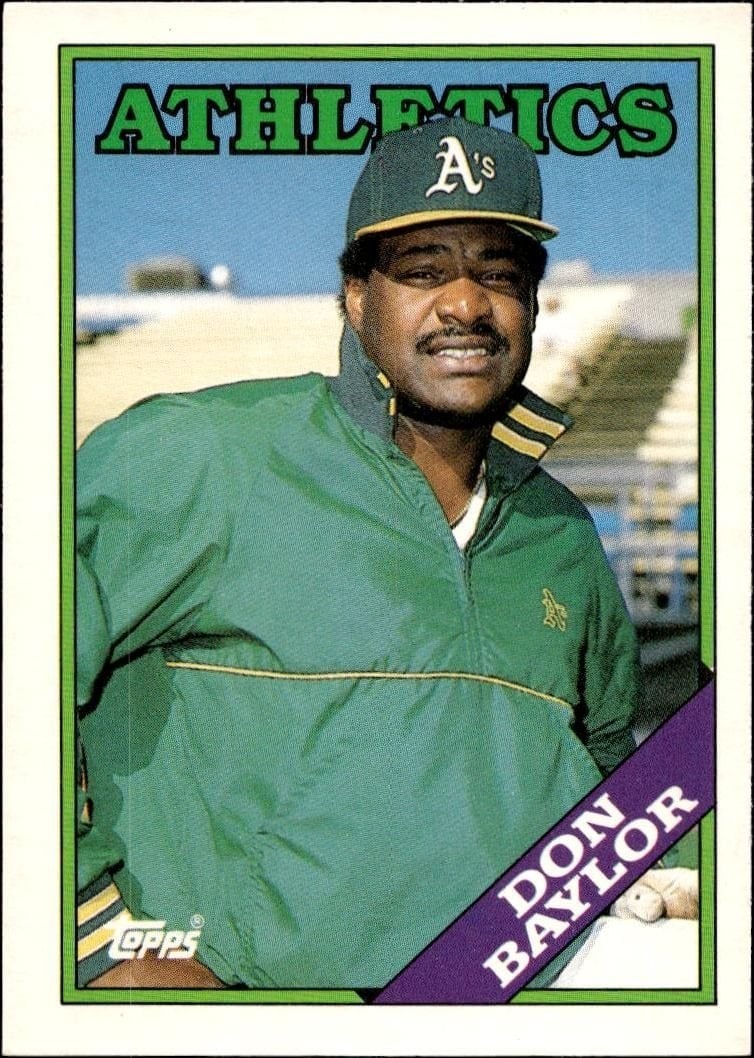 Don Baylor 1988 Topps Traded #11T Baseball Trading Card - Front 1988 Topps Traded Don Baylor #11T baseball trading card front
