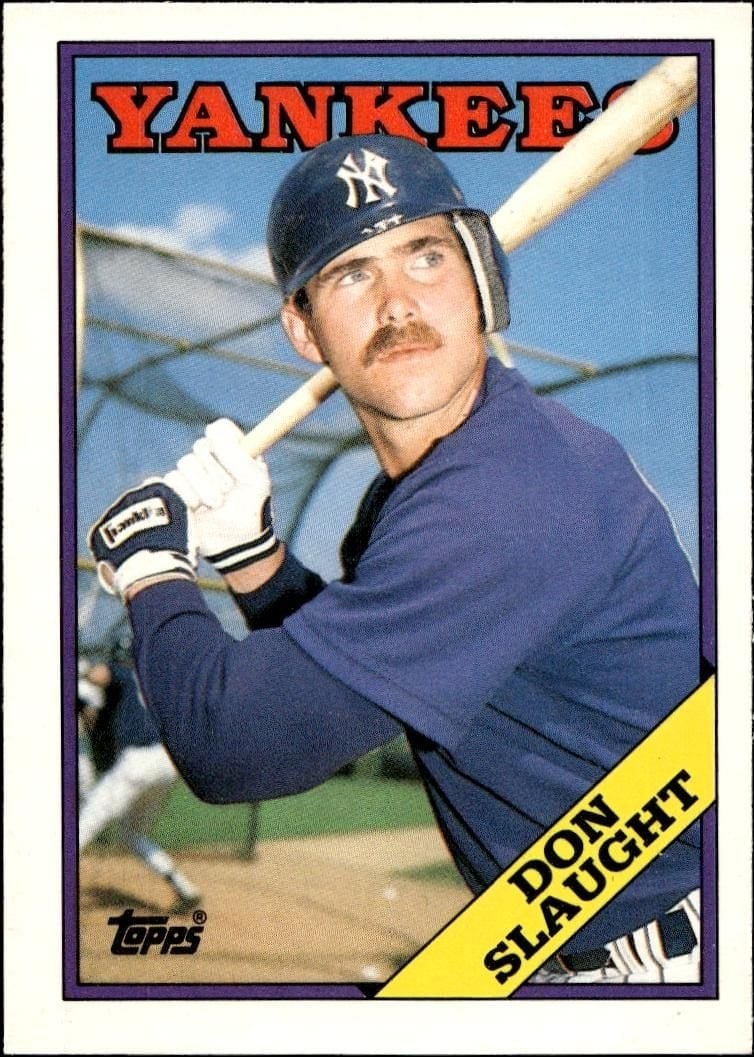 Don Slaught 1988 Topps Traded #108T Baseball Trading Card - Front 1988 Topps Traded Don Slaught #108T baseball trading card front