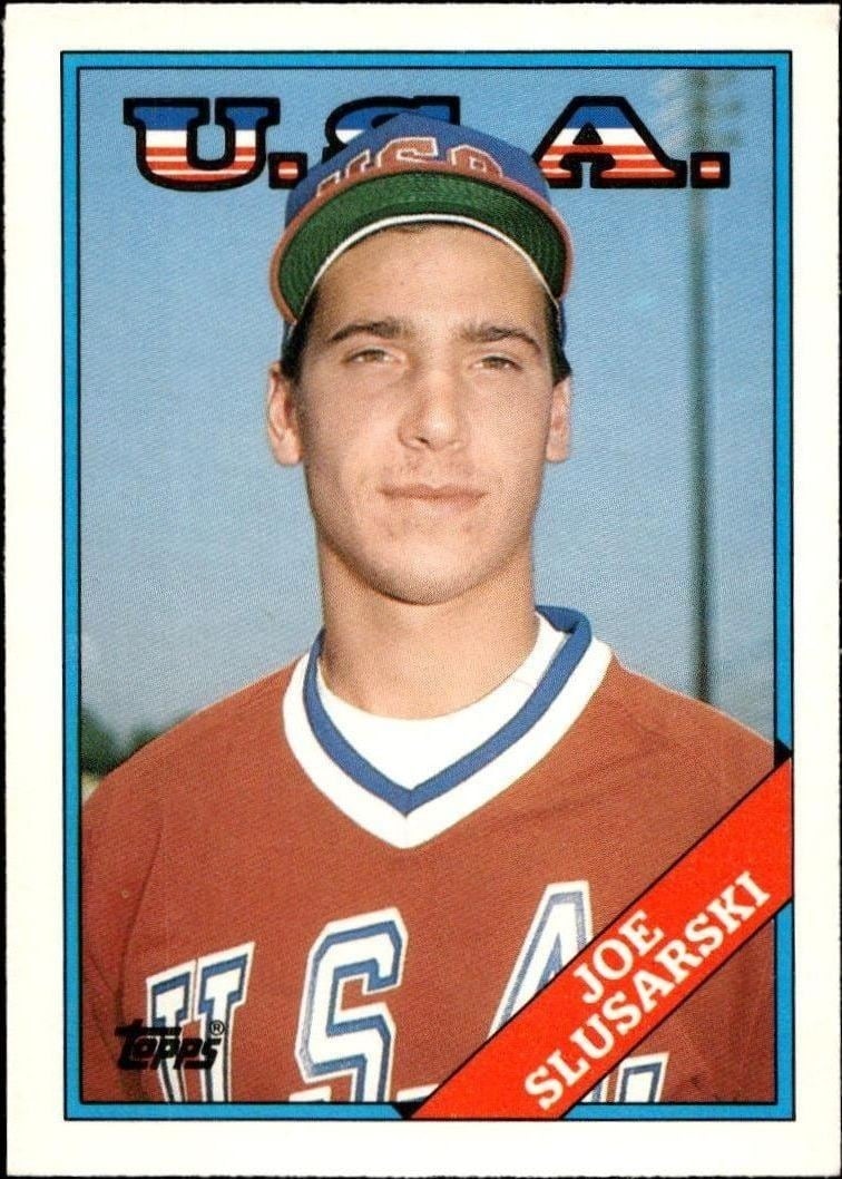 1988 Topps Traded Joe Slusarski #109T trading card