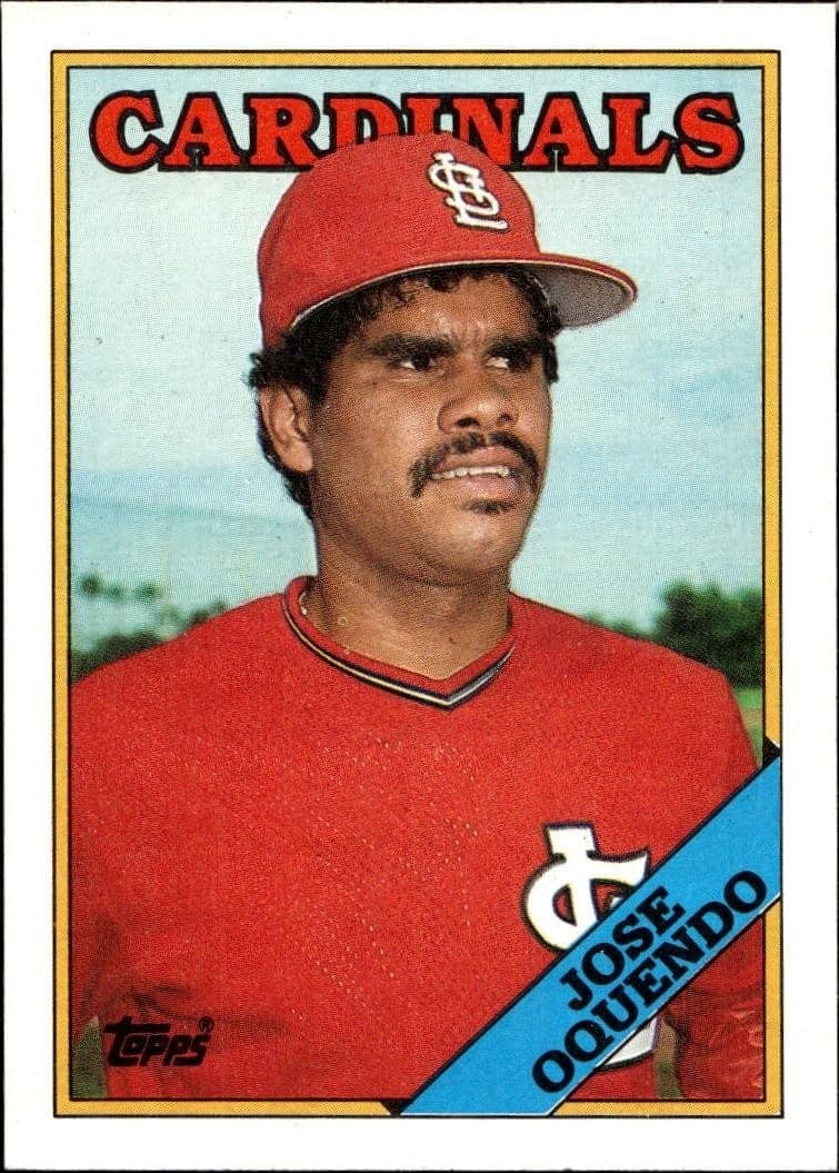 1988 topps Jose Oquendo
